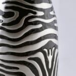 Detail of Zebra Champagne Bottle Cover