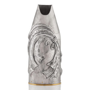 Front of Asian Lady Champagne Bottle Cover