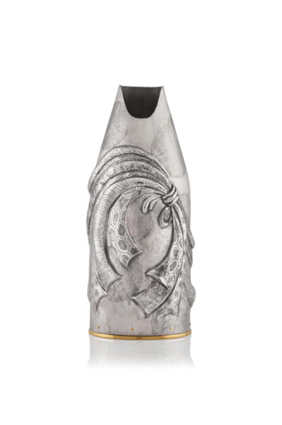 Front of Asian Lady Champagne Bottle Cover