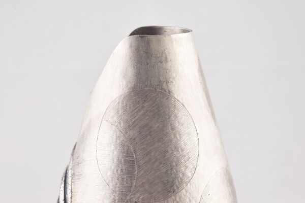 Detail of Asian Lady Champagne Bottle Cover