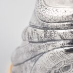 Detail of Asian Lady Champagne Bottle Cover