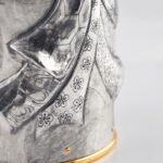 Detail of Asian Lady Champagne Bottle Cover