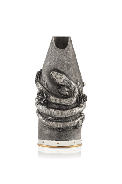 Front of Serpent and Roses Champagne Bottle Cover