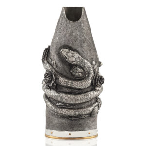Front of Serpent and Roses Champagne Bottle Cover