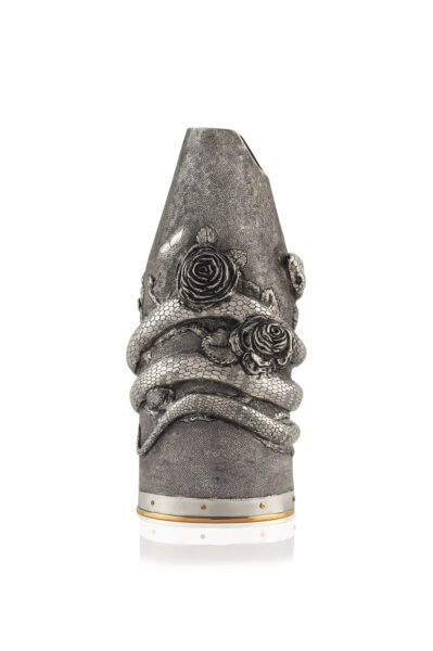 Detail of Serpent and Roses Champagne Bottle Cover