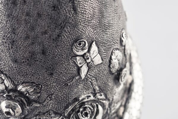 Detail of Serpent and Roses Champagne Bottle Cover