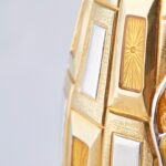 Detail of The Kiss Champagne Bottle Cover