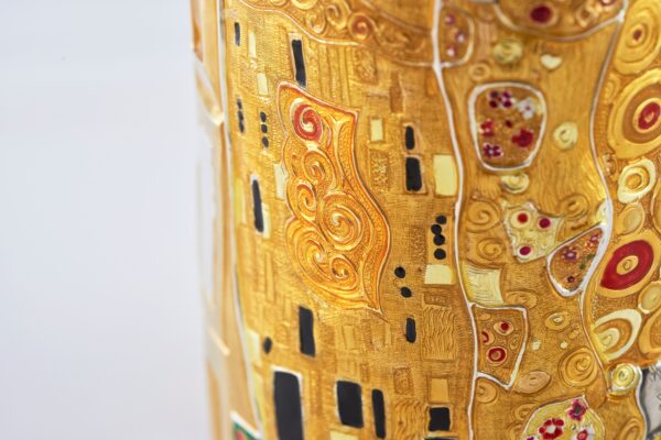 Detail of The Kiss Champagne Bottle Cover