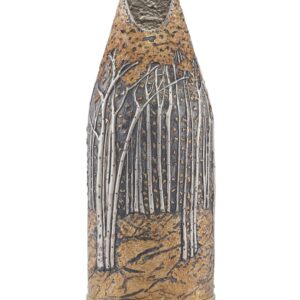 Front of champagne bottle cover Wood in Autumn