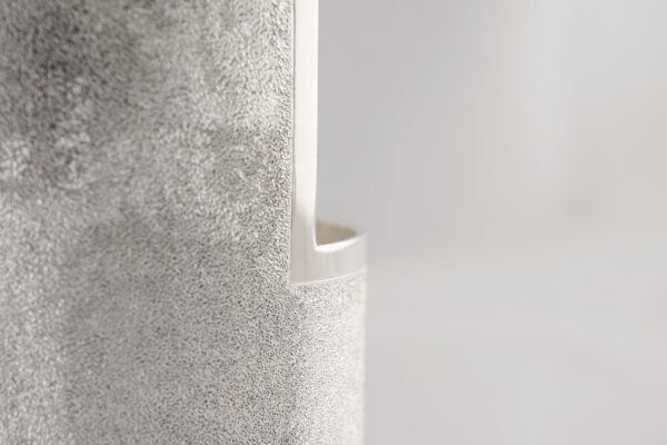 Detail of Diamond Wine Bottle Cover with label window