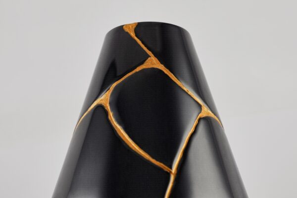 Detail of Kintsugi Champagne Bottle Cover