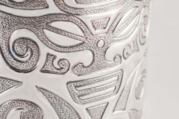 Detail of Maori Champagne Bottle Cover