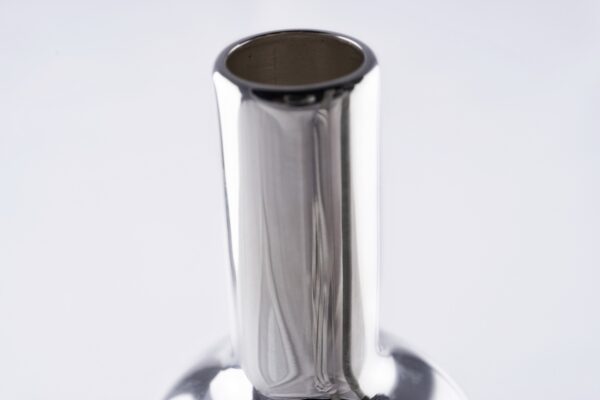 Detail of Silver Glossy Wine bottle cover