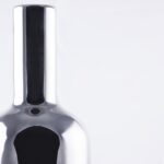 Detail of Silver Glossy Wine bottle cover