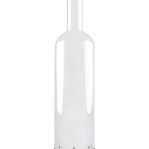 Front of Silver Wine bottle cover
