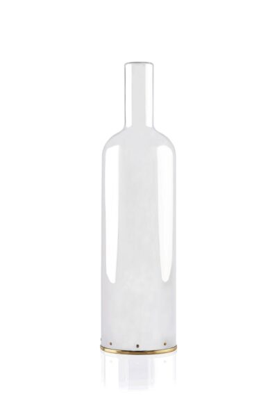Front of Silver Wine bottle cover