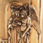 Detail of Porta del Paradiso Champagne Bottle Cover