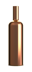 Glossy bronze wine cover