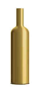 Satin gold wine cover