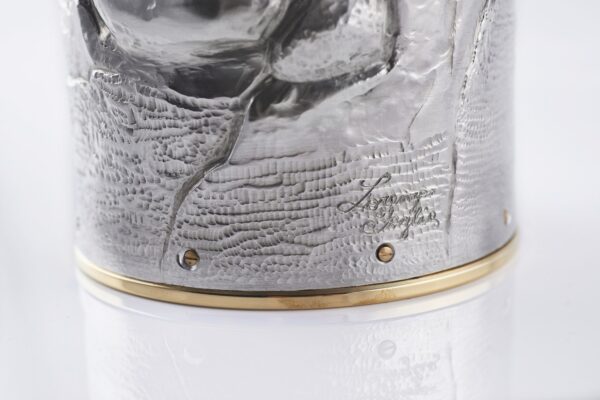 Detail of the Champagne Bottle Cover Rushamore