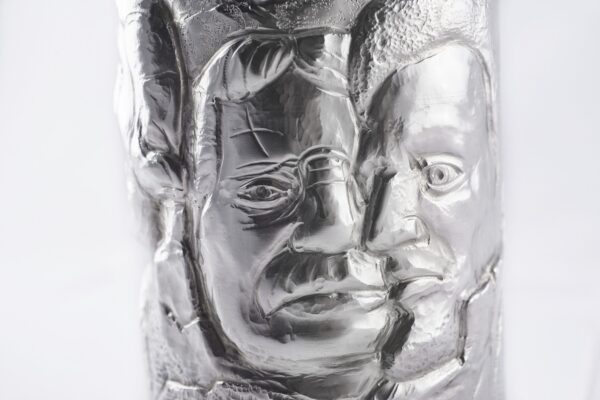Detail of the Champagne Bottle Cover Rushamore