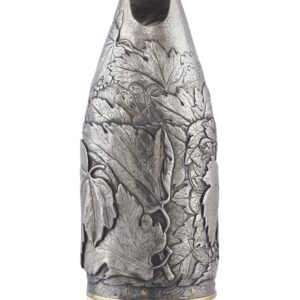 Front of the Champagne bottle cover Grapes