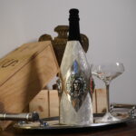 Photo set of the Champagne bottle cover "Alchimia"