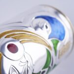 Detail of the Champagne bottle cover "Incontro"