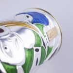 Detail of the Champagne bottle cover "Incontro"