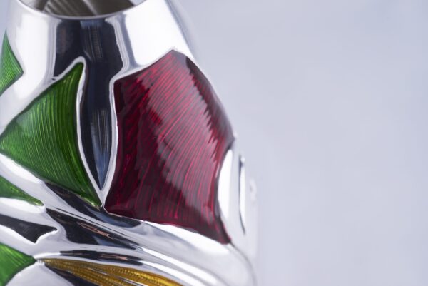 Detail of the Champagne bottle cover "Incontro"