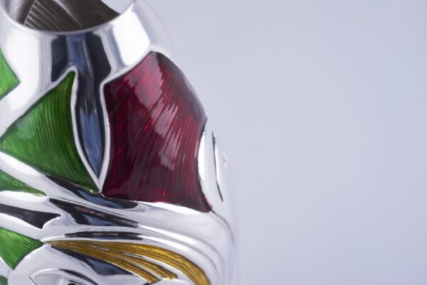 Detail of the Champagne bottle cover "Incontro"