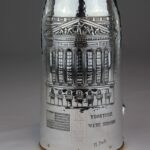 Detail of the Champagne bottle cover "Wall Street"