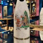 Photo set of the Champagne bottle cover "Merry Christmas"