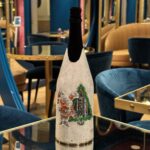Photo set of the Champagne bottle cover "Merry Christmas"