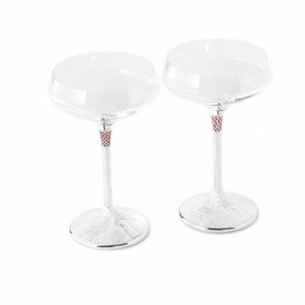 Champagne Glasses Stardust diamond set