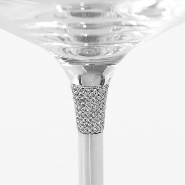 Champagne Glass Stardust diamond detail
