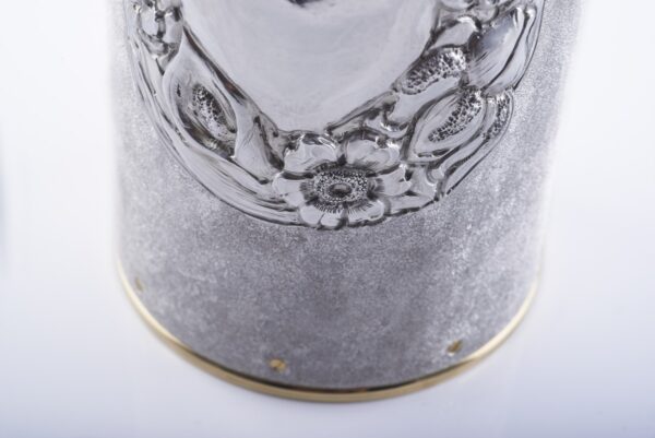 Heart and Roses Champagne bottle cover