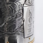 detail of the champagne bottle cover Pirate Story