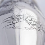 detail of the champagne bottle cover Pirate Story