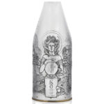Back of the champagne bottle cover Pirate Story