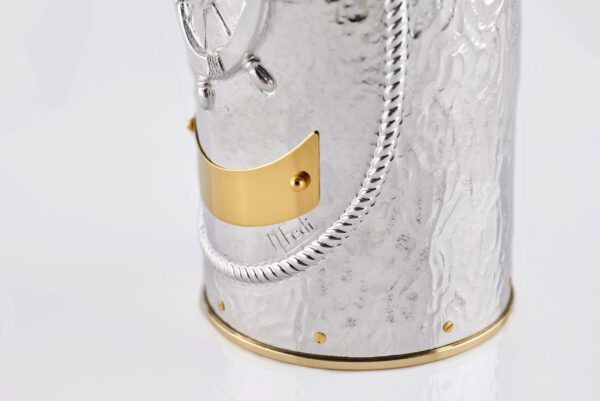 Timone Champagne Bottle Cover detail of craftsmanship
